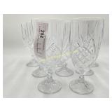 8) Godinger DUBLIN Glass Tumblers - Water or