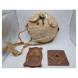 Vintage Boy Scouts Aluminum Canteen & Small