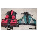 2 Cabelas Floating Life Jackets L & XL