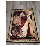 55" x 39" Santa Claus Christmas Area Rug