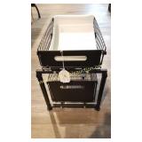 Metal Closet / Pantry Organizer w Sliding Drawer