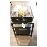 Metal Closet / Pantry Organizer w Sliding Drawer
