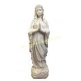 4ï¿½ Our Lady of Lourdes Catholic Marble Carved