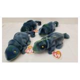 4 Vintage 1997 Beanie Baby RAINBOW Plush Toys