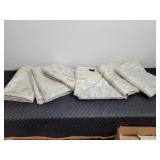 Group Of 6 Tahari Extra Long Curtains