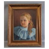 Oil on Canvas Portrait By J.M. Lusher