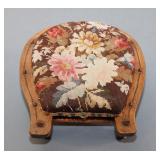 'Horseshoe' Shaped Footstool