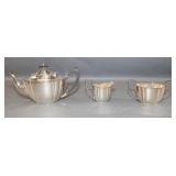 Regis Plate EPNS Four-Piece Tea Set