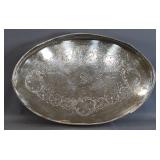 Vintage Fine Silver plate Gallery Tray