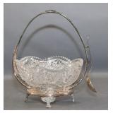 Cut Crystal Bowl & Stand