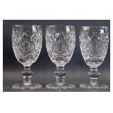 (3) Waterford Crystal 'Donegal' Sherry Glasses