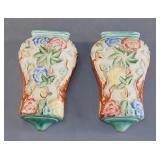 Pair of E. Radford (England) Wall Pockets