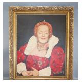 Betty Davis as Queen Elizabeth Portrait