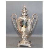 Silver-Plated Urn-Style Beverage Dispenser