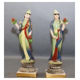 Pair of Oriental Style Figurines