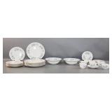 Adderley 'Forget Me Not' Partial Dinnerware