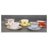 (5) Vintage Cups & Saucers