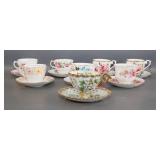 (8) Cups and Saucers