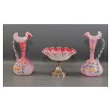 Victorian Art Glass Pieces