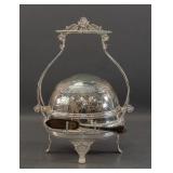 Victorian Silver Plate Reed & Barton Butter Dish