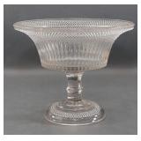 EAPG 'Dewdrop & Star' Pressed Glass Compote