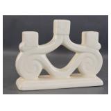 Beswick England Ceramic Triple Candle Holder