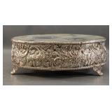 Regency-Style Silvered Display Stand