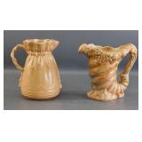 (2) English 'Deco' Period Pitchers