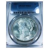 1925 Peace Silver Dollar PCGS MS64