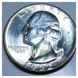 1952-S Washington Silver Quarter Gem Uncirculated