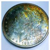 1921-S Morgan Silver Dollar Uncirculated Toned