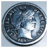 1895-O Barber Dime High Grade Very Rare Date