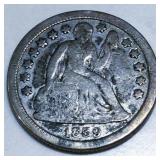 1859-O Seated Liberty Dime High Grade