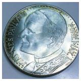 Joannes Pavlvs II Pont Max Silver Coin Medallion