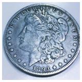 1893 Morgan Silver Dollar High Grade