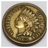 1862 Indian Head Penny High Grade