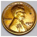 1926-D Lincoln Wheat Cent Penny AU/BU
