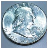 1961 Franklin Half Dollar Uncirculated