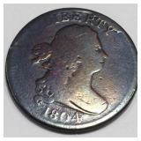 1804 Draped Bust Half Cent
