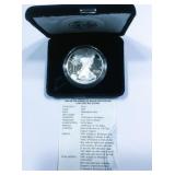 1998 Proof American Silver Eagle with COA/Box