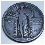 1924 Standing Liberty Quarter High Grade