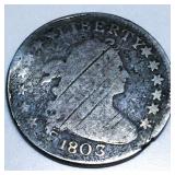 1803 Draped Bust Dime Very Rare Date
