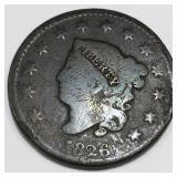 1826 Coronet Head Large Cent Rare Date