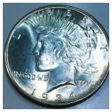 1934-D Peace Silver Dollar Uncirculated