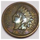 1893 Indian Head Penny High Grade