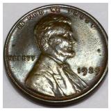 1929 Lincoln Wheat Cent Penny Uncirculated