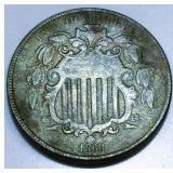 1868 Shield Nickel High Grade