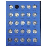 1916-1945 Mercury Silver Dime Set 76 Coins Total