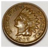 1907 Indian Head Penny High Grade