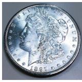 1897 Morgan Silver Dollar Gem Uncirculated
